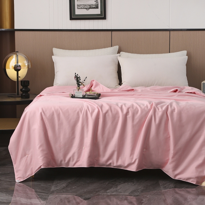 91家纺网 家纺一手货源 找家纺 越宏顺 2025新款龙凤款100%柞蚕丝纯棉手工蚕丝被保真 丁香玉