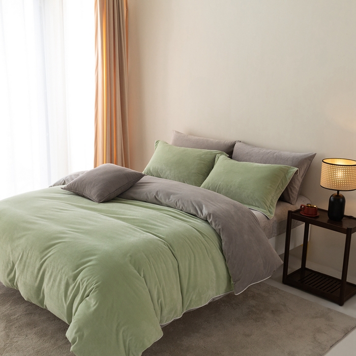 91家纺网 家纺一手货源 找家纺 （总）ONE TWO ONE 121 新品【婴儿绒四件套】2025毛毯被子四件套单件被套单件枕套珊瑚绒牛奶绒冬被法兰绒兔毛绒The one