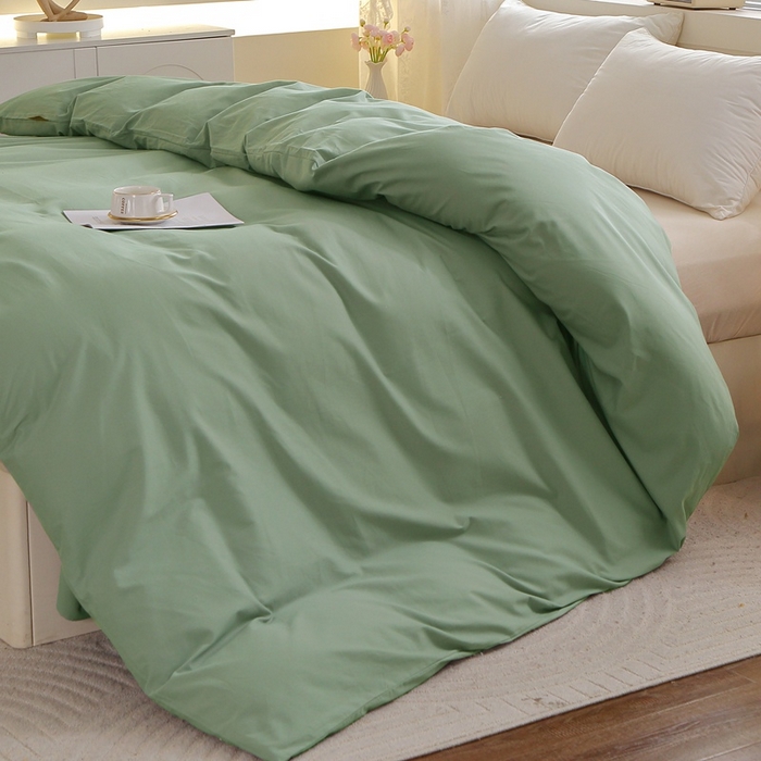 91家纺网 家纺一手货源 找家纺 （总）2025新款100%棉13376纯色喷气全棉磨毛单品被套单件·保暖加厚素色纯棉磨毛单被套被罩斜纹