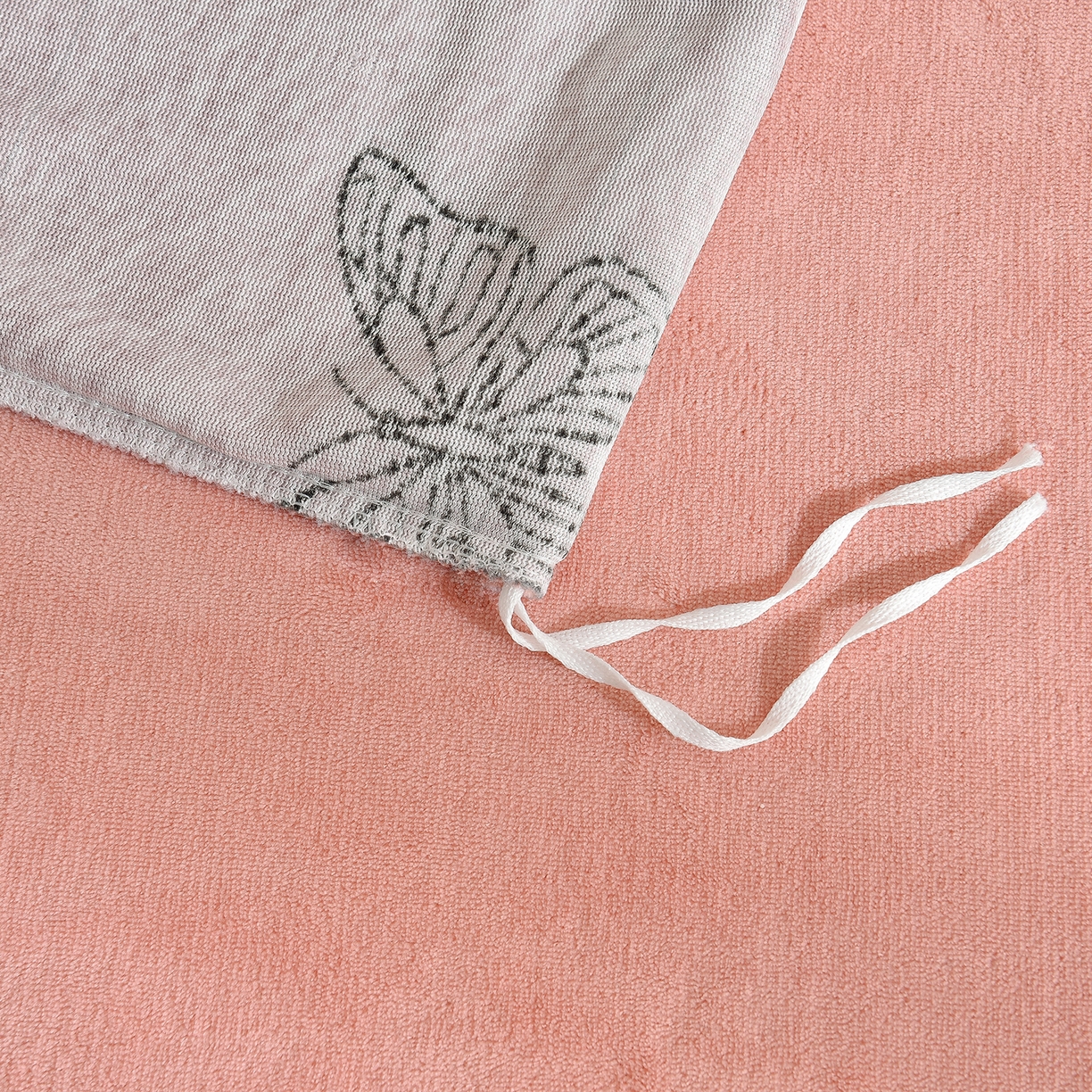 91家纺网 家纺一手货源 找家纺 同田家纺 2025新款A类羊羊绒牛奶绒印花四件套 紫蝶