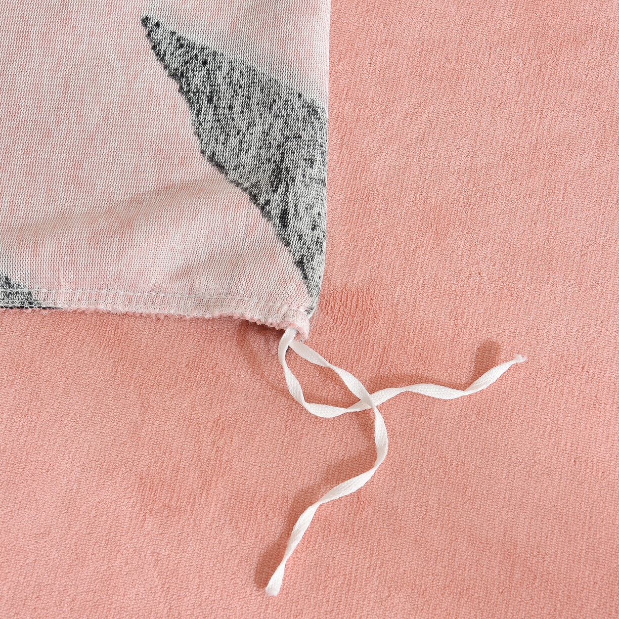 91家纺网 家纺一手货源 找家纺 同田家纺 2025新款A类羊羊绒牛奶绒印花四件套 条纹-粉