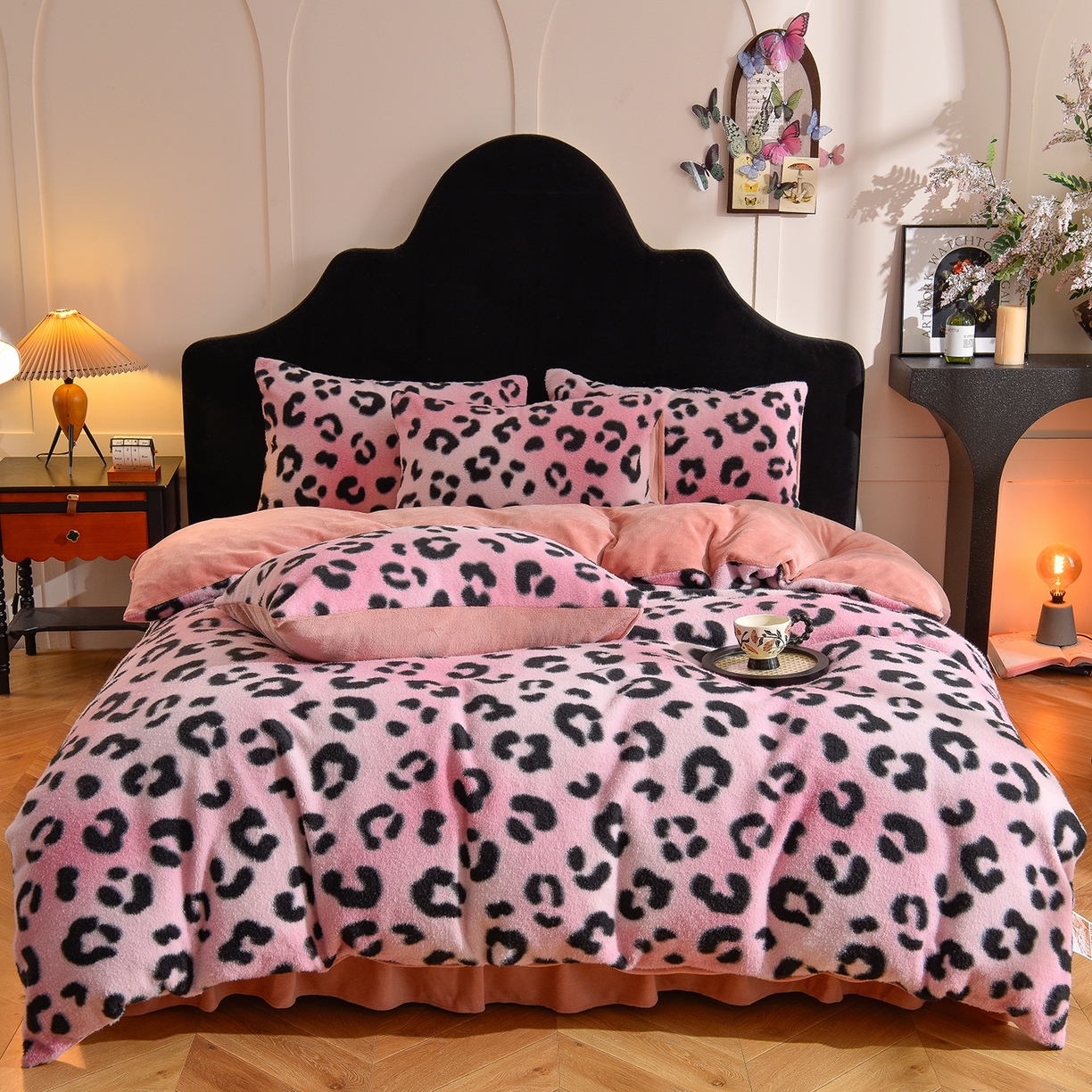 91家纺网 家纺一手货源 找家纺 （总）同田家纺 2025新款A类羊羊绒牛奶绒印花四件套