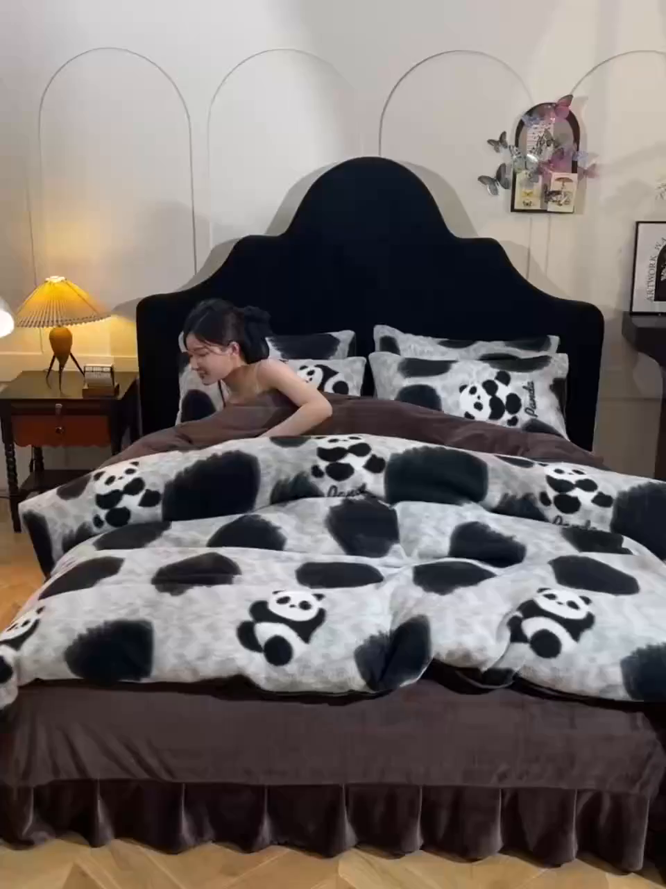 91家纺网 家纺一手货源 找家纺 （总）同田家纺 2025新款A类羊羊绒牛奶绒印花四件套