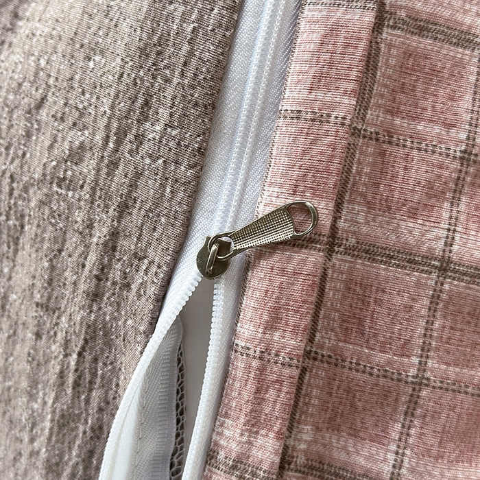 91家纺网 家纺一手货源 找家纺 卢赛尔 2025新品加厚130g高克重复古风原麻印花四件套单被套 红颜