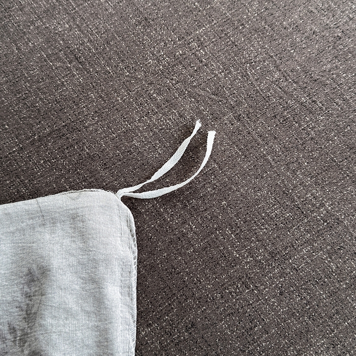 91家纺网 家纺一手货源 找家纺 卢赛尔 2025新品加厚130g高克重复古风原麻印花四件套单被套 花眠