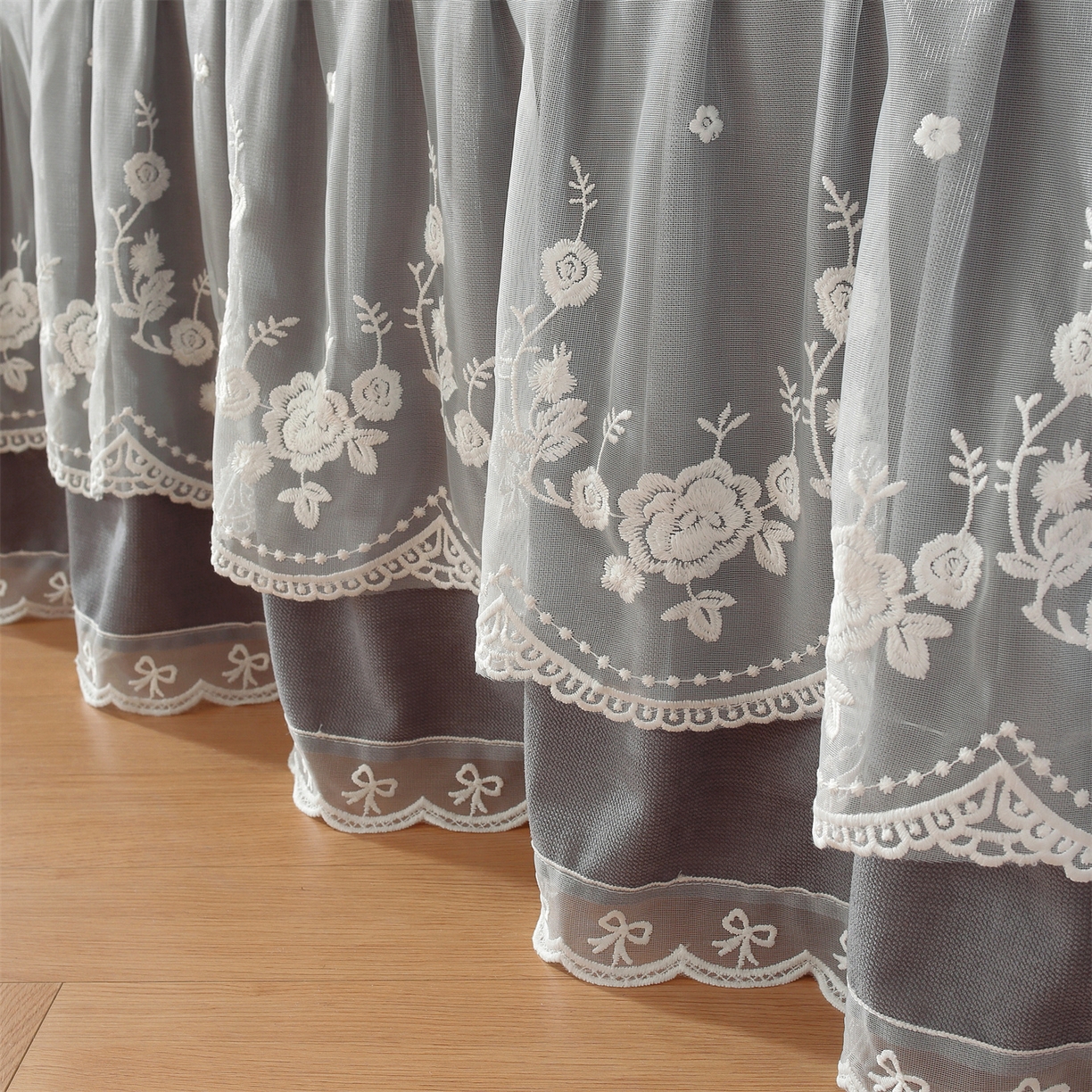 91家纺网 家纺一手货源 找家纺 共鸣沙发垫 2025新款羊毛尼茶几垫-星语 星语灰色