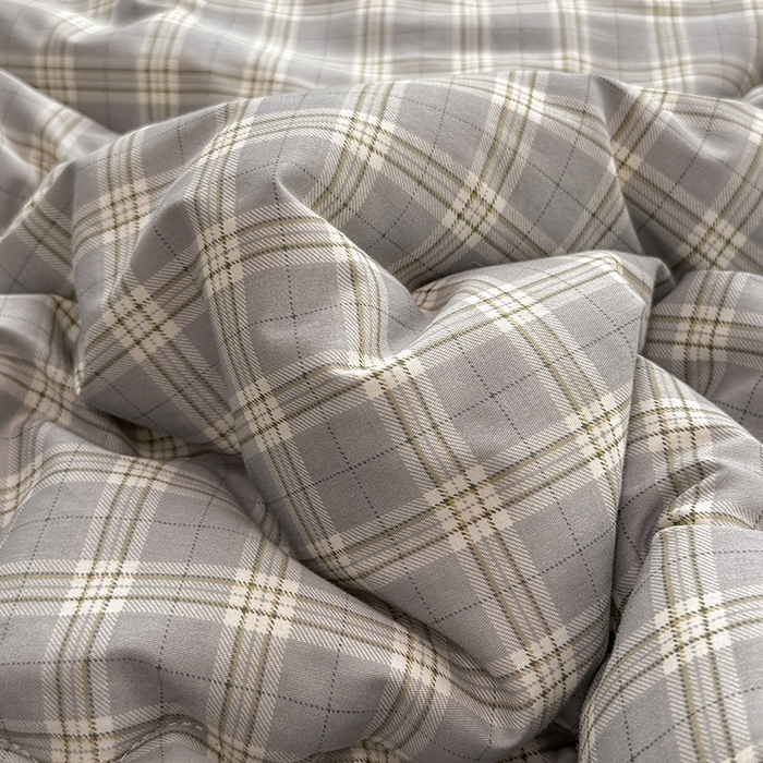 91家纺网 家纺一手货源 找家纺 梦依依 （加微信送买家秀）2025新款40支全棉豆豆被大豆被夏被冬秋被子被芯-风格二 听风-灰