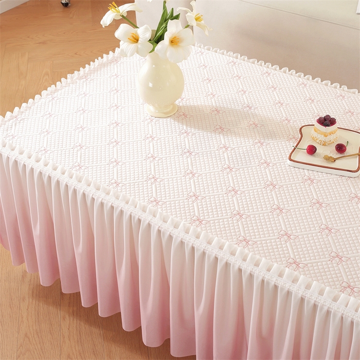 91家纺网 家纺一手货源 找家纺 （总）共鸣沙发垫 2025新款蝴蝶结茶几垫