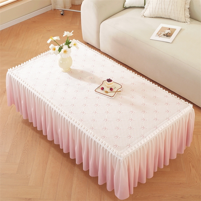 91家纺网 家纺一手货源 找家纺 （总）共鸣沙发垫 2025新款蝴蝶结茶几垫