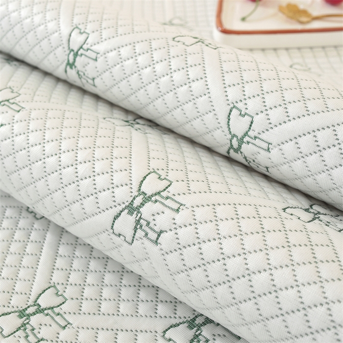 91家纺网 家纺一手货源 找家纺 共鸣沙发垫 2025新款蝴蝶结茶几垫 蝴蝶结-浅绿