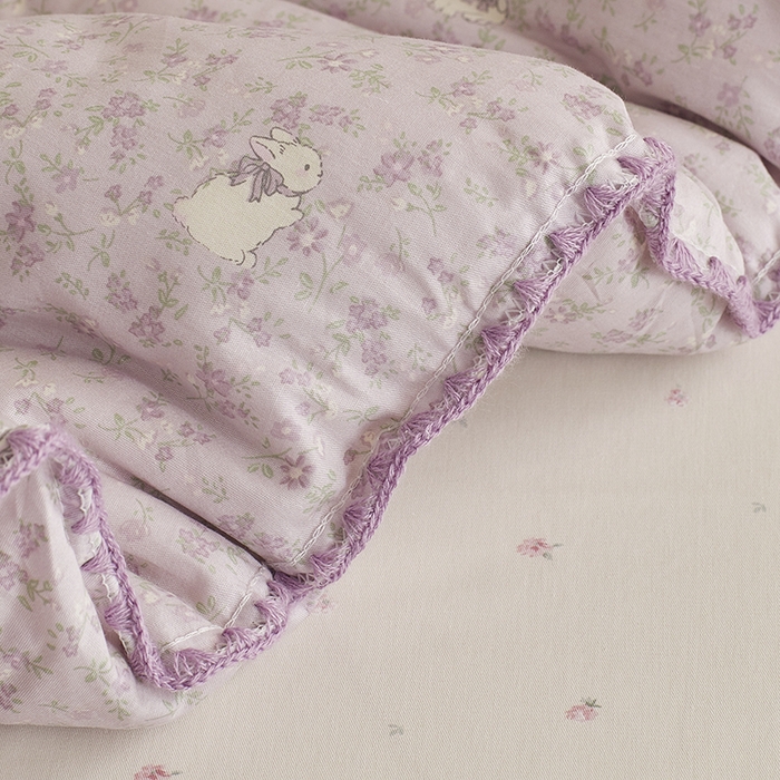 91家纺网 家纺一手货源 找家纺 暖阳 2025新款全棉A类里外贝壳三角针包边冬被被子被芯 莫伊