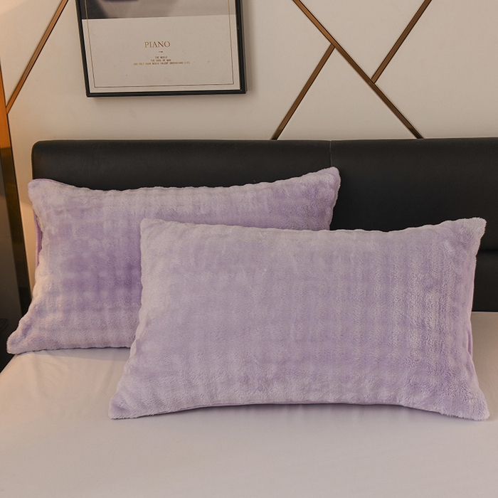 91家纺网 家纺一手货源 找家纺 爱彼家纺 2025秋冬新款玉兔云绒毛毯毯子午睡毯玉兔云绒-系列二 【简梦】-芋紫