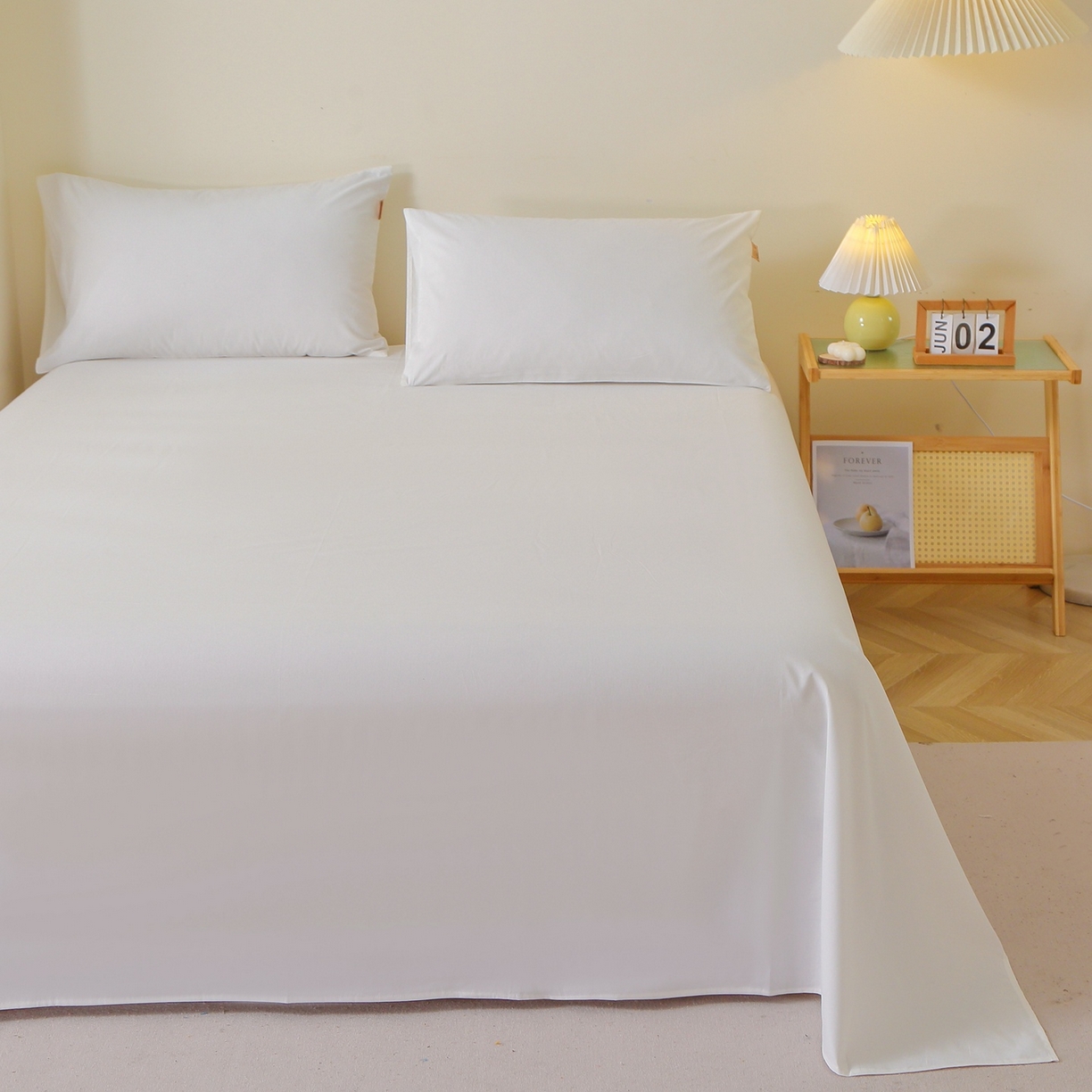 91家纺网 家纺一手货源 找家纺 （总）2025新款100%棉13376纯色喷气全棉磨毛床单单件纯棉单品床单加厚保暖斜纹活性单床单