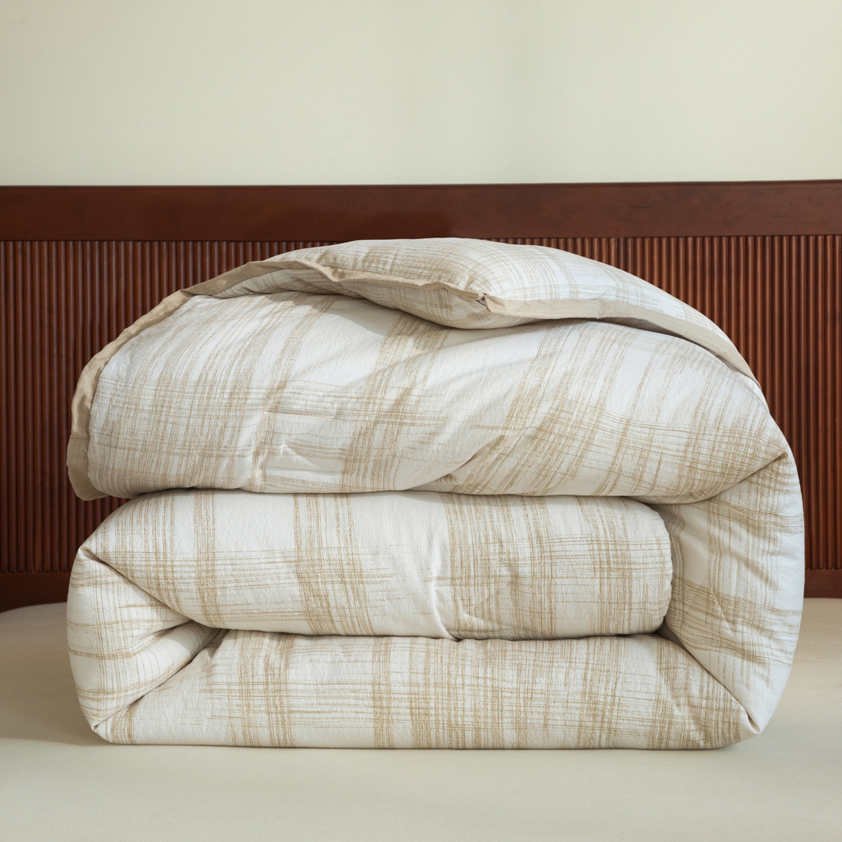 91家纺网 家纺一手货源 找家纺 大世界被王 2025新款加厚羊绒蛋白冬被被子被芯 咖色羊绒蛋白