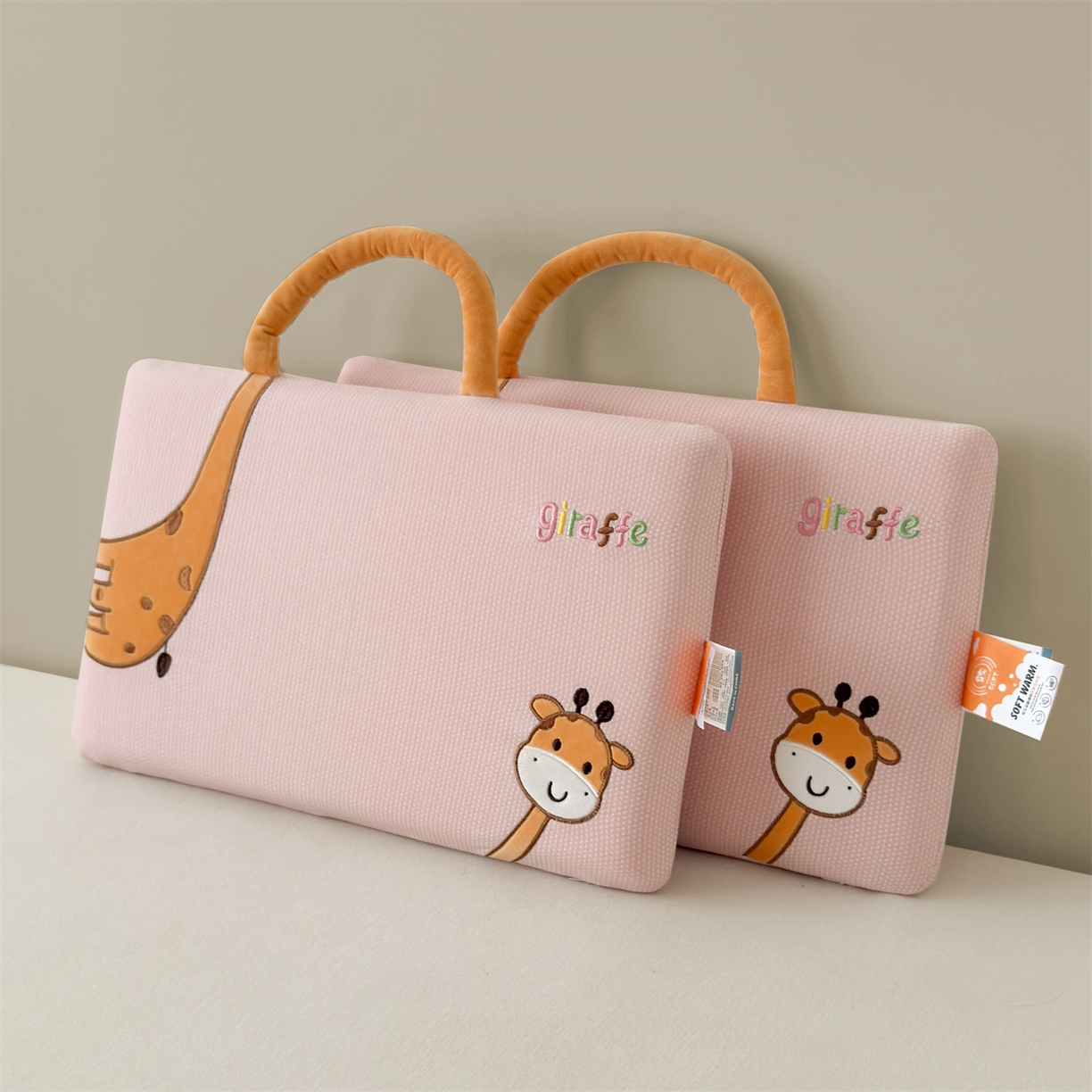 （总）麦肯锡 2025新款长颈鹿面包儿童记忆枕 枕头枕芯