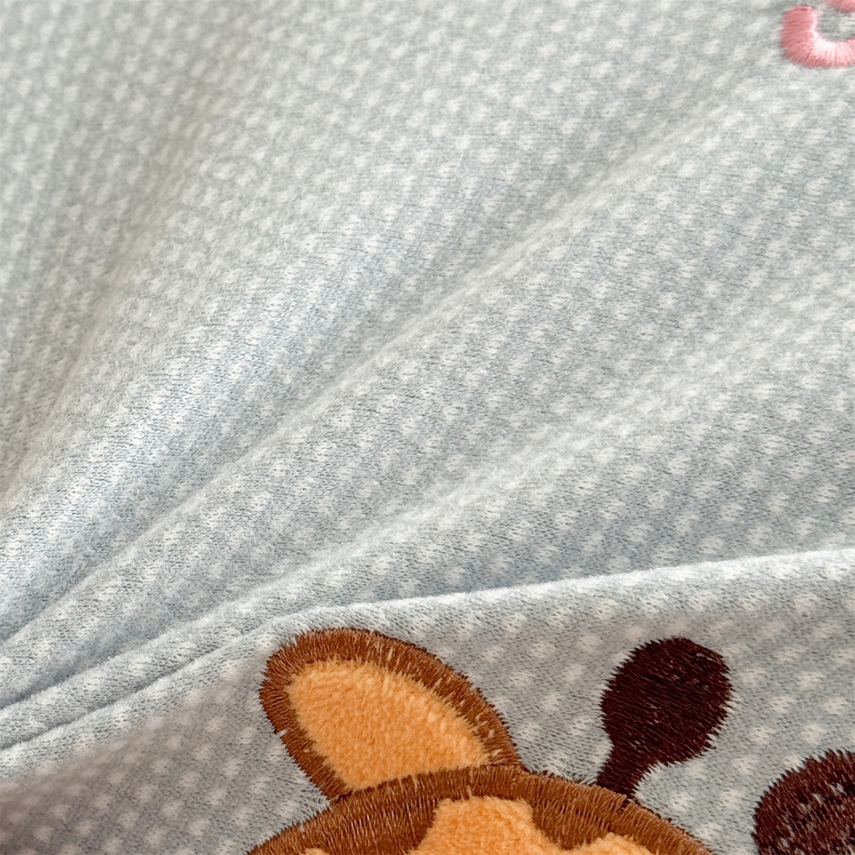 91家纺网 家纺一手货源 找家纺 麦肯锡 2025新款长颈鹿面包儿童记忆枕 枕头枕芯 蓝色/只