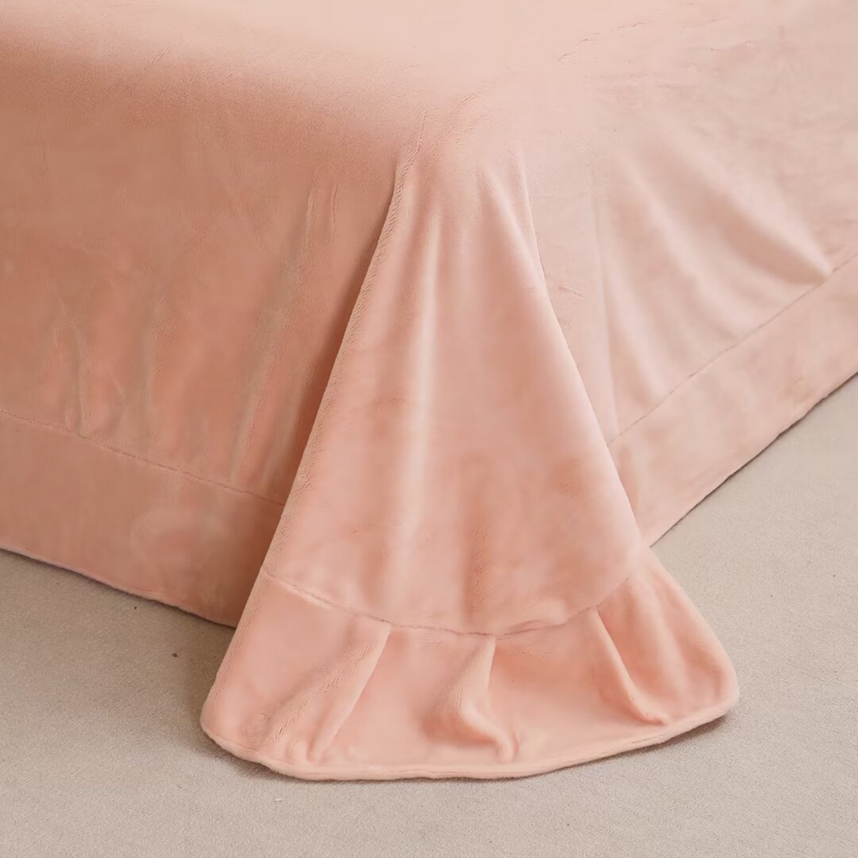 91家纺网 家纺一手货源 找家纺 （总）棉生活家纺 2025新款高奢工艺260克A类牛奶绒兔毛贴布绣四件套-秀妍