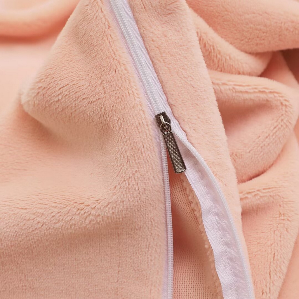 91家纺网 家纺一手货源 找家纺 棉生活家纺 2025新款高奢工艺260克A类牛奶绒兔毛贴布绣四件套-秀妍 秀妍-粉玉