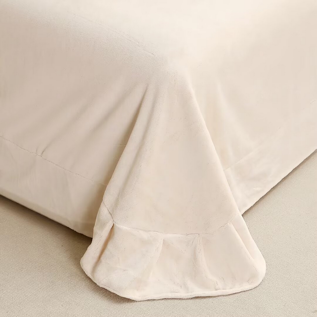 91家纺网 家纺一手货源 找家纺 棉生活家纺 2025新款高奢工艺260克A类牛奶绒兔毛贴布绣四件套-秀妍 秀妍-牛奶咖