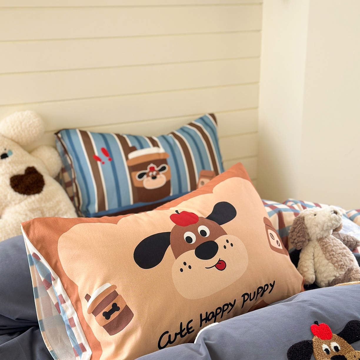 91家纺网 家纺一手货源 找家纺 （总）柚子YOUTH 2025新款全棉秋冬磨毛毛巾绣四件套