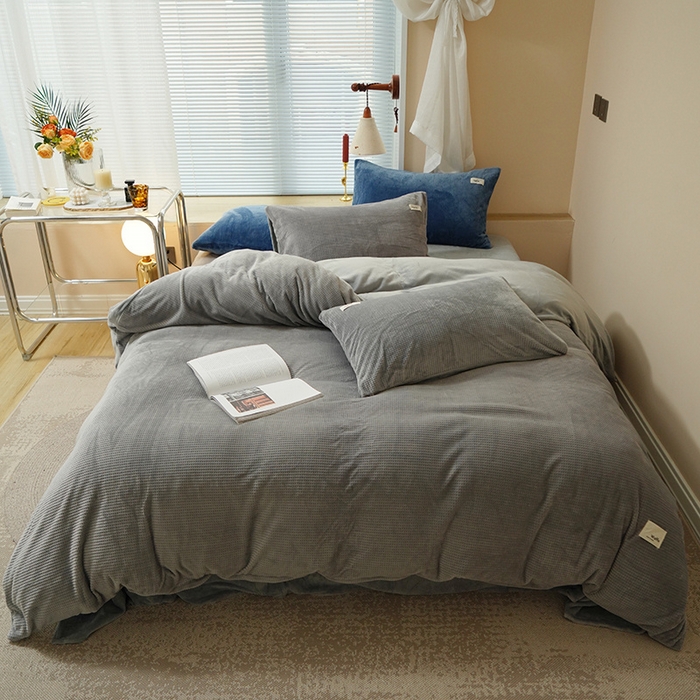 91家纺网 家纺一手货源 找家纺 （总）朵希曼 2025新款全棉纯棉生态磨毛四件套