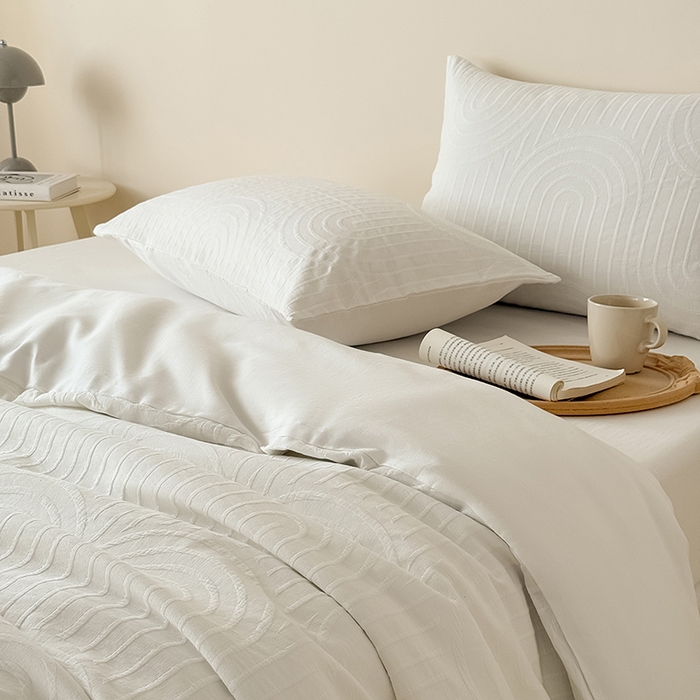 91家纺网 家纺一手货源 找家纺 （总）Mr.pig猪先生水洗棉 2025新款特种色织提花四件套-丹麦系列