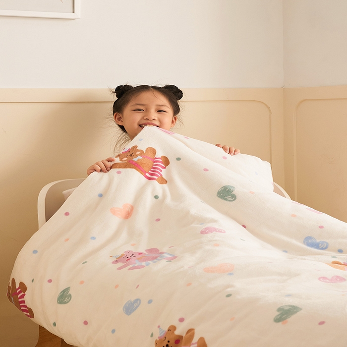 91家纺网 家纺一手货源 找家纺 （总）嗨生活 2025新款加厚牛奶绒三件套儿童套件幼儿园三件套系列