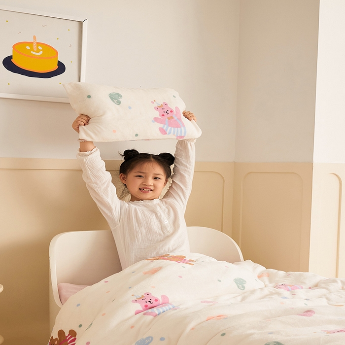 91家纺网 家纺一手货源 找家纺 （总）嗨生活 2025新款加厚牛奶绒三件套儿童套件幼儿园三件套系列