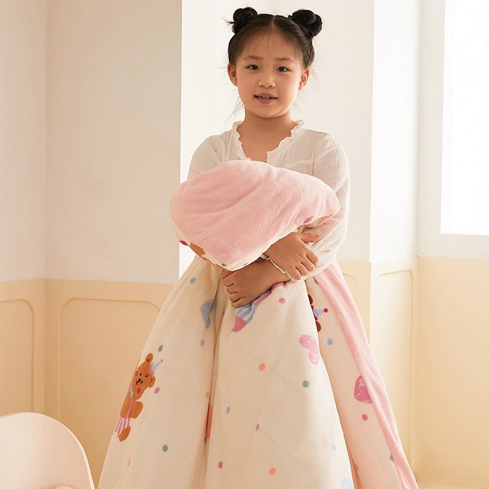 91家纺网 家纺一手货源 找家纺 （总）嗨生活 2025新款加厚牛奶绒三件套儿童套件幼儿园三件套系列