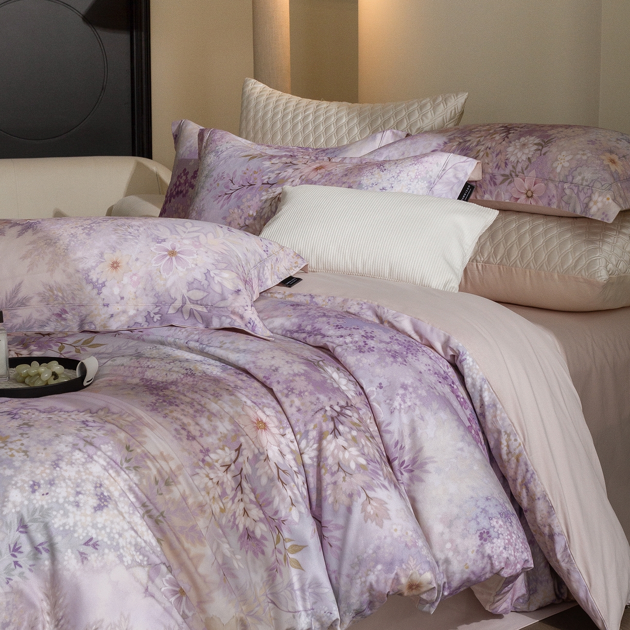 91家纺网 家纺一手货源 找家纺 （总）三味舒屋 2025新款暖阳画卷系列S50数码印花磨毛四件套