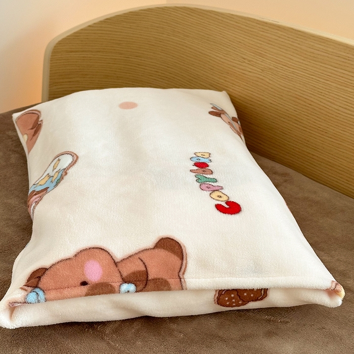 91家纺网 家纺一手货源 找家纺 嗨生活 2025新款加厚牛奶绒三件套儿童套件幼儿园三件套系列 俏皮巴拉