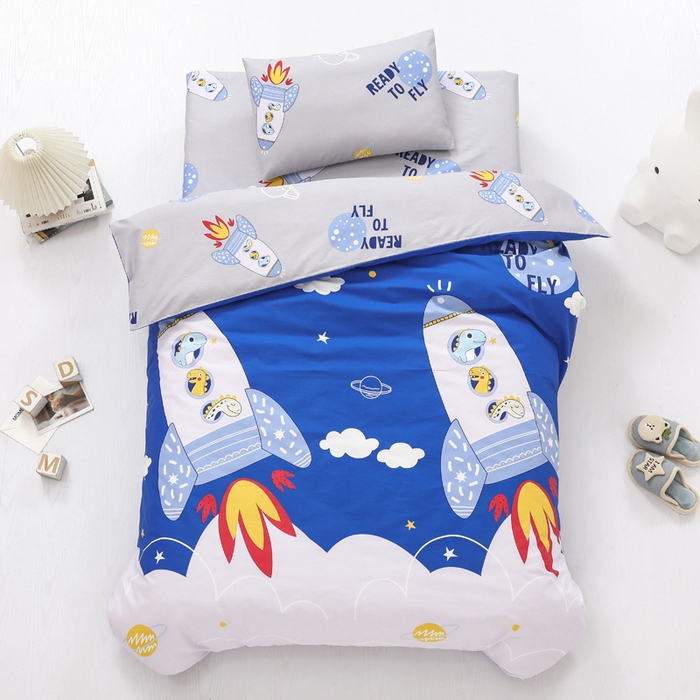 91家纺网 家纺一手货源 找家纺 （总）芭伯妮 2025新款幼儿园被子大版活性三件套六件套