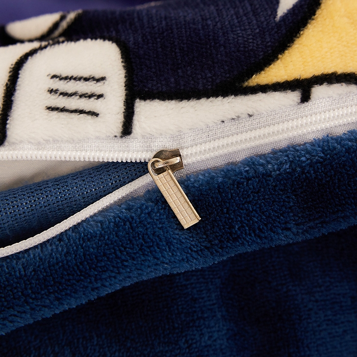 91家纺网 家纺一手货源 找家纺 嗨生活 2025新款加厚牛奶绒三件套儿童套件幼儿园三件套系列 太空飞船