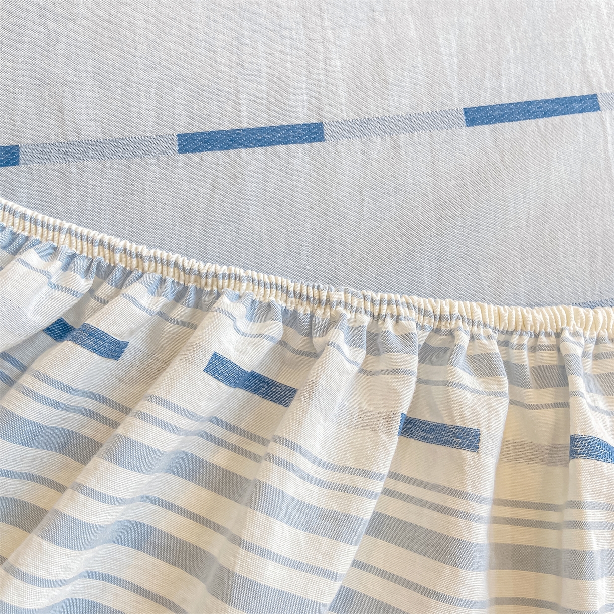 91家纺网 家纺一手货源 找家纺 （总）灰鲸 2025新款A类全棉磨毛单品床笠 床笠单件