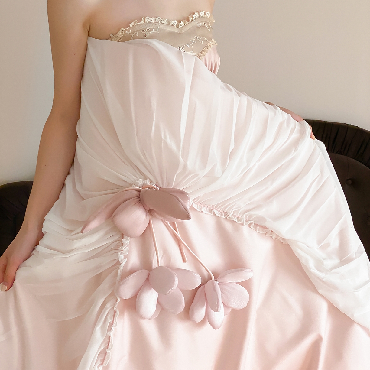 91家纺网 家纺一手货源 找家纺 （总）曼布缇 2025新款100S长绒棉纯棉法式四件套-雾都花筑（会员减20，券后控价368起）