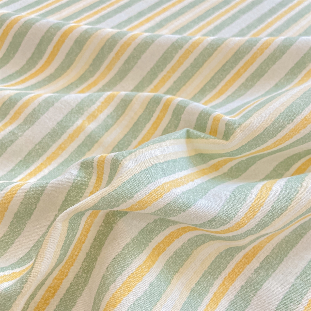 91家纺网 家纺一手货源 找家纺 灰鲸 2025新款A类全棉磨毛单品床笠 床笠单件 静初-绿