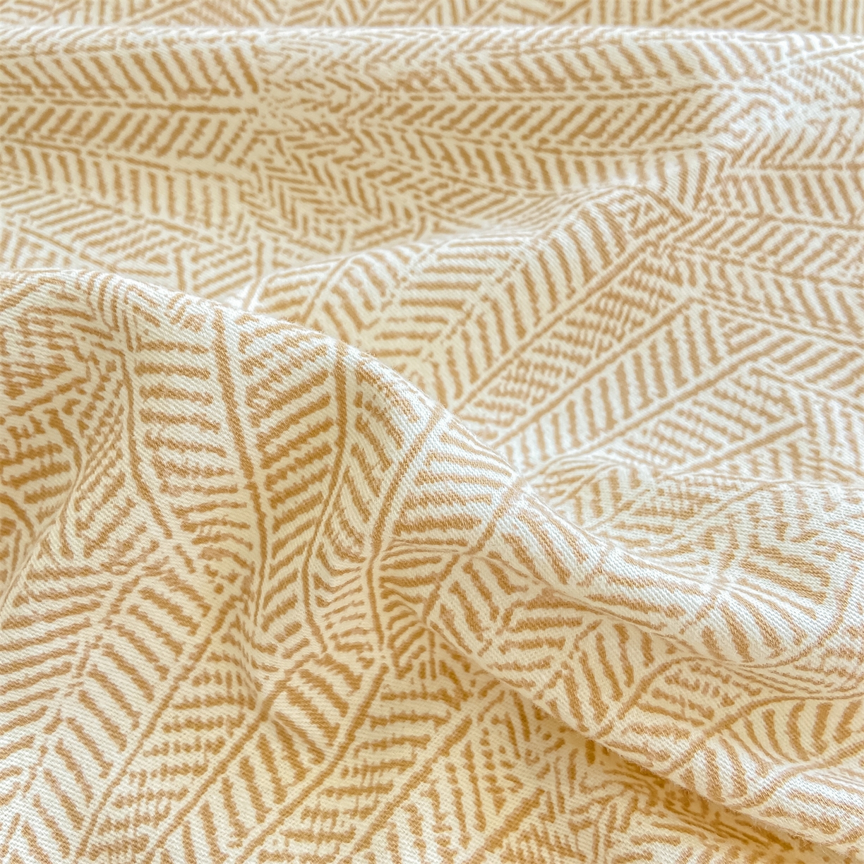 91家纺网 家纺一手货源 找家纺 灰鲸 2025新款A类全棉磨毛单品床笠 床笠单件 南昭-咖