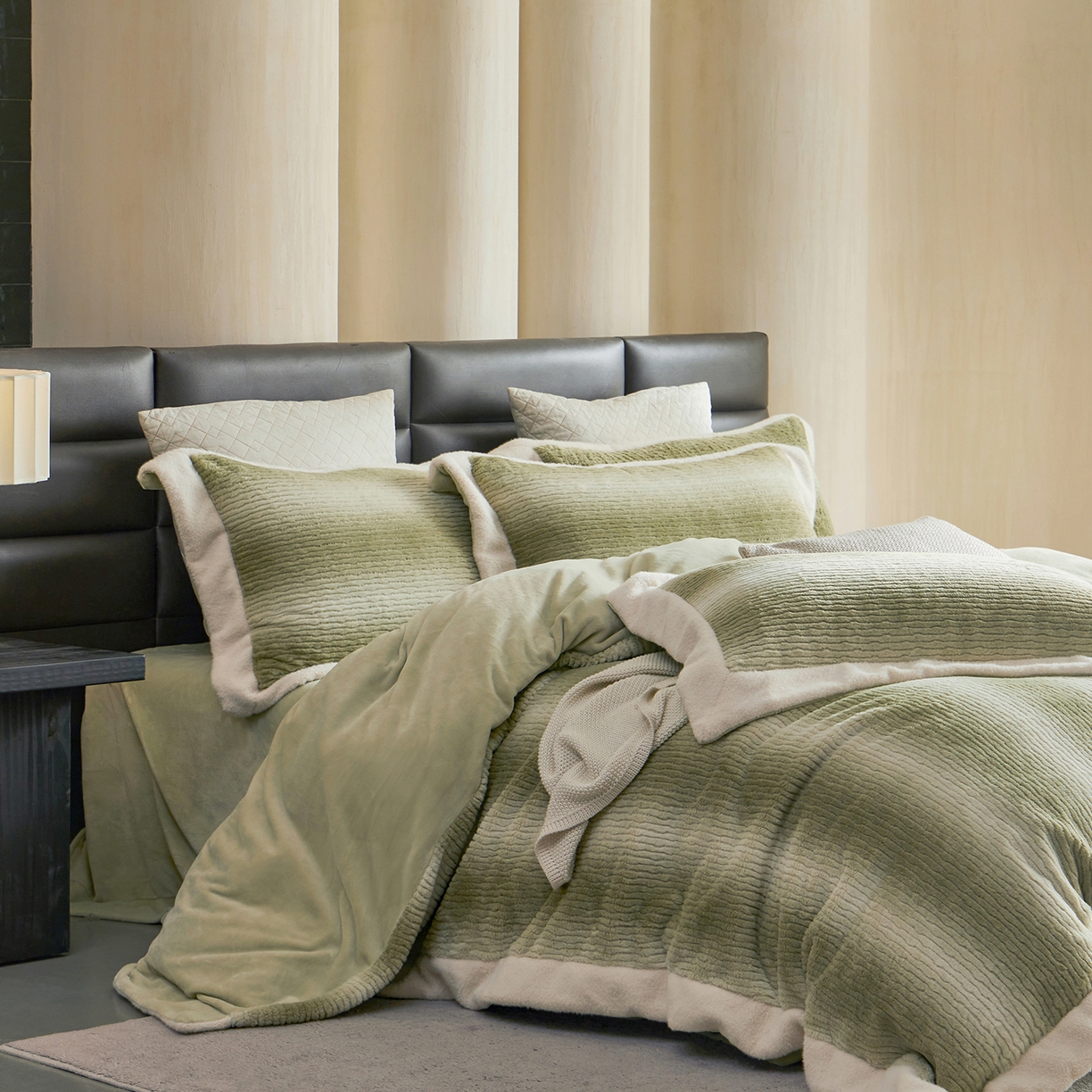 91家纺网 家纺一手货源 找家纺 （总）时亿家居 2025新款仿狐绒牛奶绒四件套-柔如系列