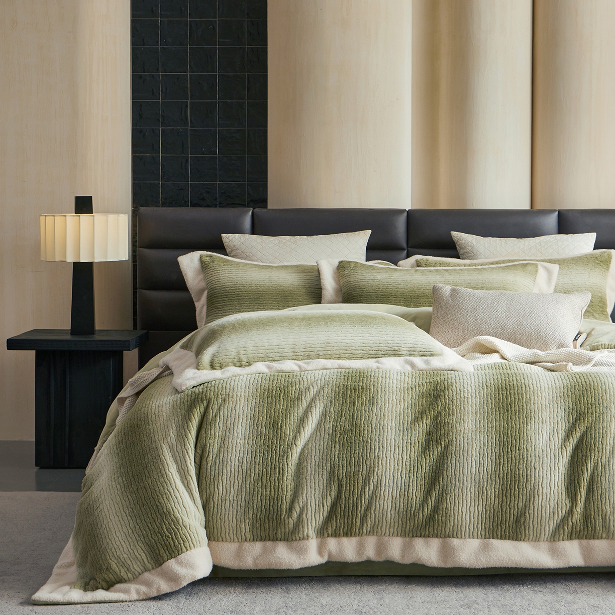 91家纺网 家纺一手货源 找家纺 （总）时亿家居 2025新款仿狐绒牛奶绒四件套-柔如系列