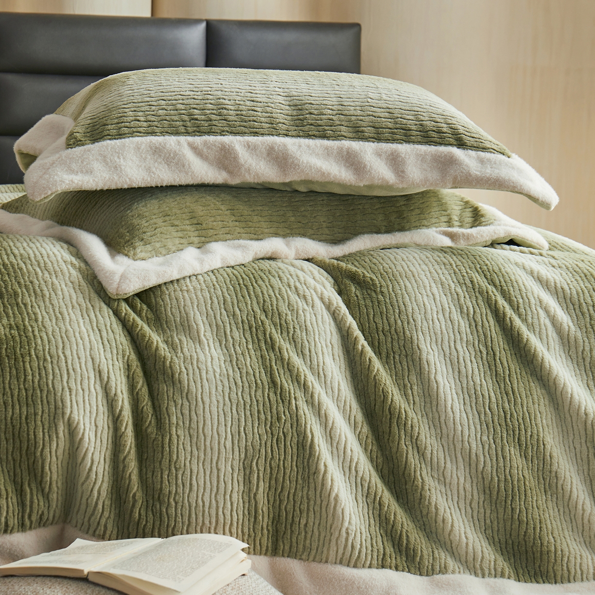 91家纺网 家纺一手货源 找家纺 （总）时亿家居 2025新款仿狐绒牛奶绒四件套-柔如系列