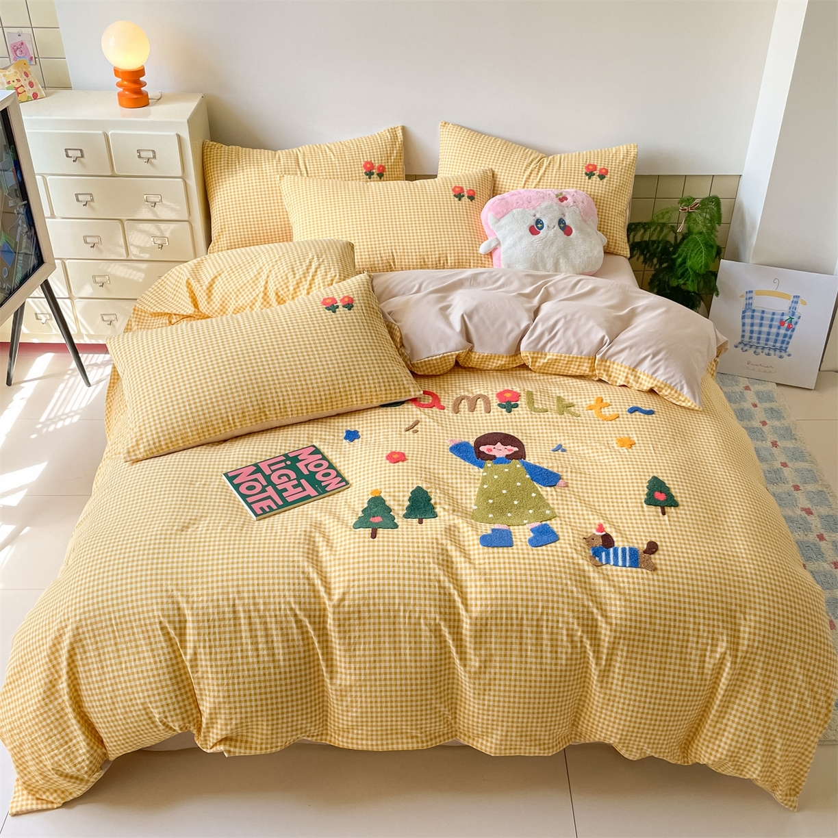 91家纺网 家纺一手货源 找家纺 （总）义博家纺 2025新款A类印花毛巾绣四件套