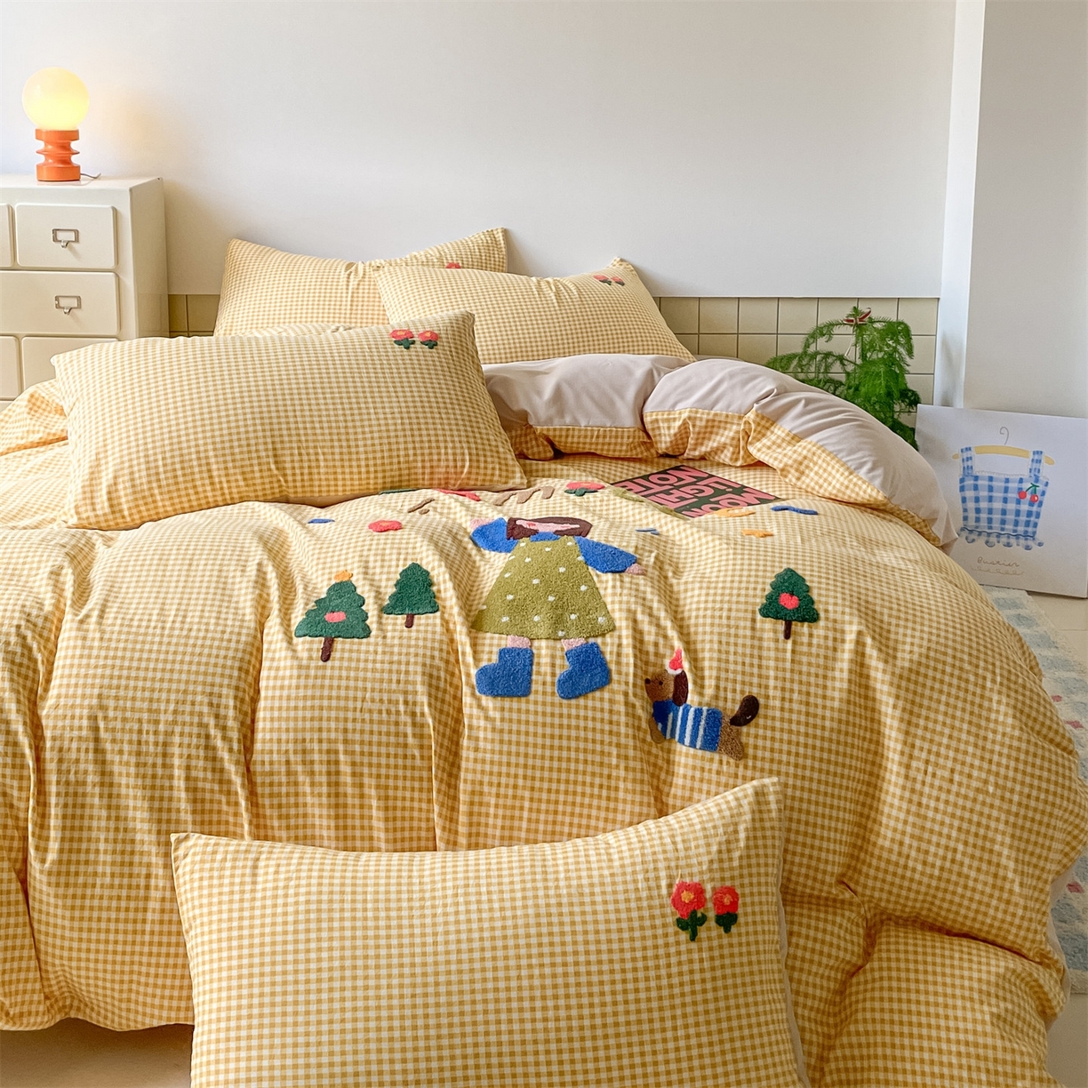 91家纺网 家纺一手货源 找家纺 （总）义博家纺 2025新款A类印花毛巾绣四件套