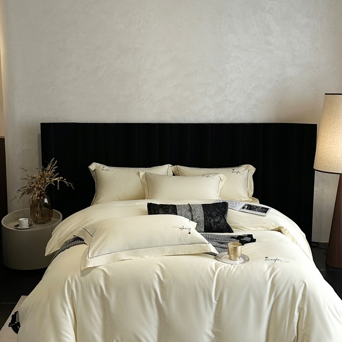 91家纺网 家纺一手货源 找家纺 南泉坊 2025新款60支全棉纯棉数码印花磨毛四件套 知薇-嫩芽色