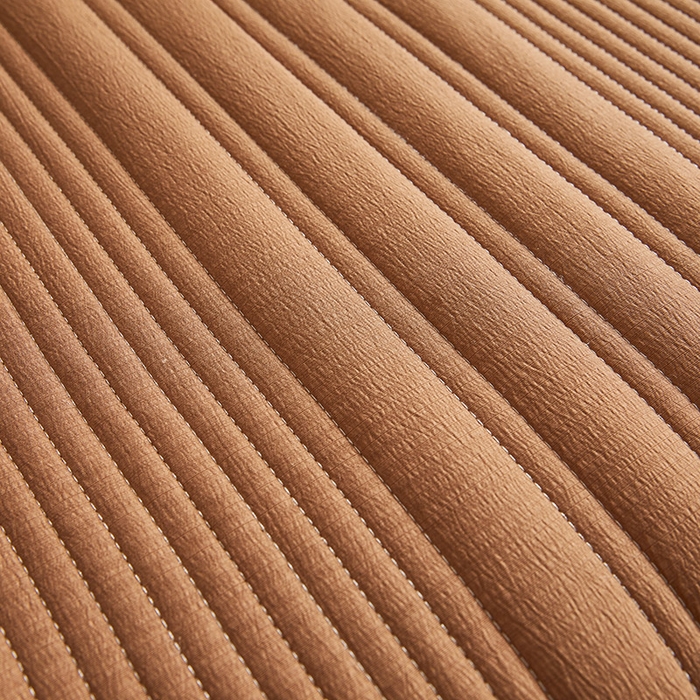 91家纺网 家纺一手货源 找家纺 予梦家纺 2025新款床盖 蔷薇-摩卡棕