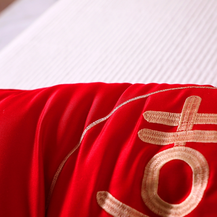 91家纺网 家纺一手货源 找家纺 （总）永乐枕芯 2025新款大红枕头婚庆枕芯结婚婚礼喜庆枕头枕芯