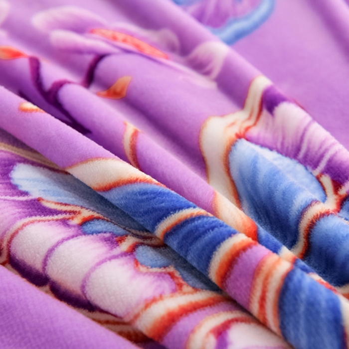 91家纺网 家纺一手货源 找家纺 （总）首选家纺 2025新款加厚保暖牛奶绒金貂绒法莱绒床裙款四件套