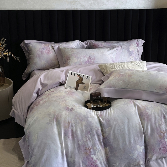 91家纺网 家纺一手货源 找家纺 （总）南泉坊 2025新款60支全棉纯棉数码印花磨毛四件套