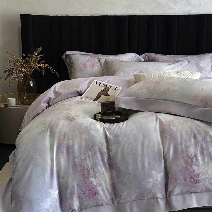 91家纺网 家纺一手货源 找家纺 （总）南泉坊 2025新款60支全棉纯棉数码印花磨毛四件套