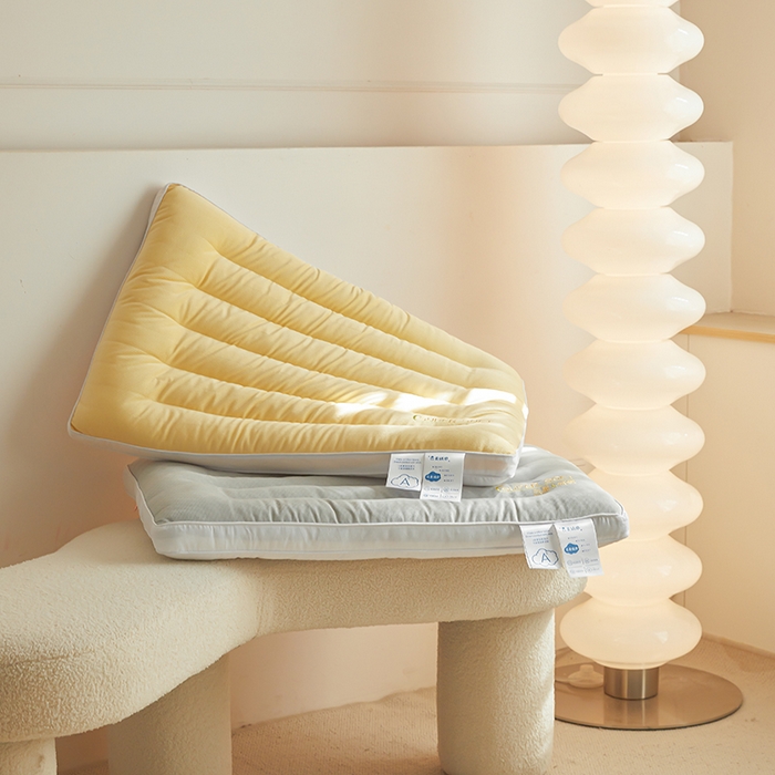 91家纺网 家纺一手货源 找家纺 皇冠之家枕芯 2025新款云柔绒感枕头枕芯 灰色