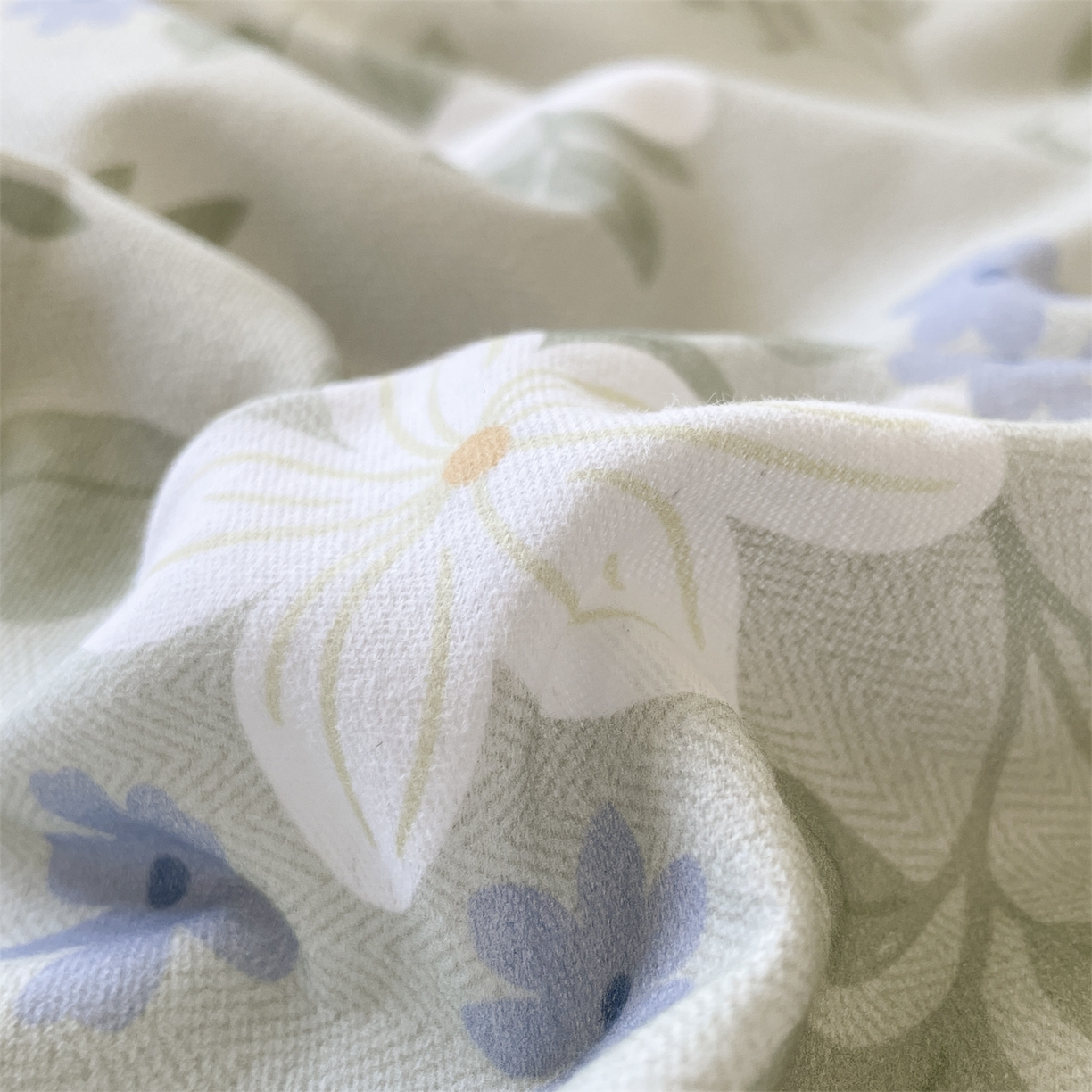 91家纺网 家纺一手货源 找家纺 （总）本制 2025秋冬新款全棉混纺磨毛印花四件套